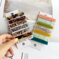 Simple Jewelry Hair Accessories Hairpin Female Rectangular Duckbill Clip Top Clip Bang Clip Japanese Style Acetate Korean Style