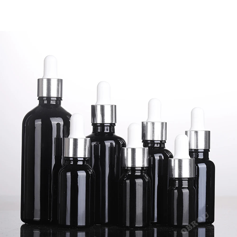 Empty Cosmetic Container Serum Bottle with Dropper 10ml 20ml 30ml 50ml 100ml Hair Oil Glass Dropper Bottle