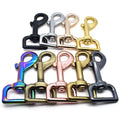 9 Colors 25mm Strong Heavy Duty Zinc Alloy Dog Leash Snap Clips & Swivel Hooks with 1" Eye Bolt
