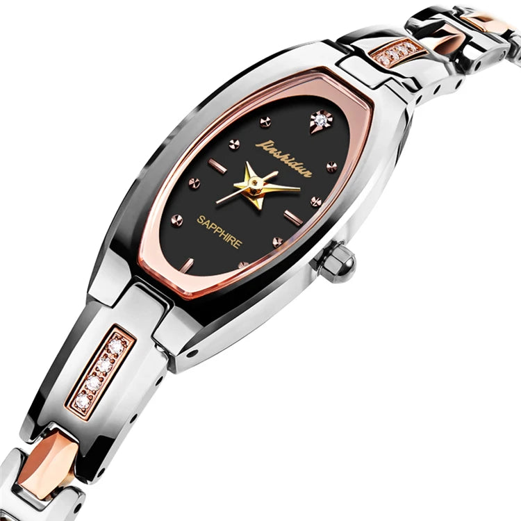 JSDUN 6531Oem Watches Luxury Wholesale Price Ladies Japanese Movement Gold Tungsten Steel Fashion Customized Ladies Quartz Watch