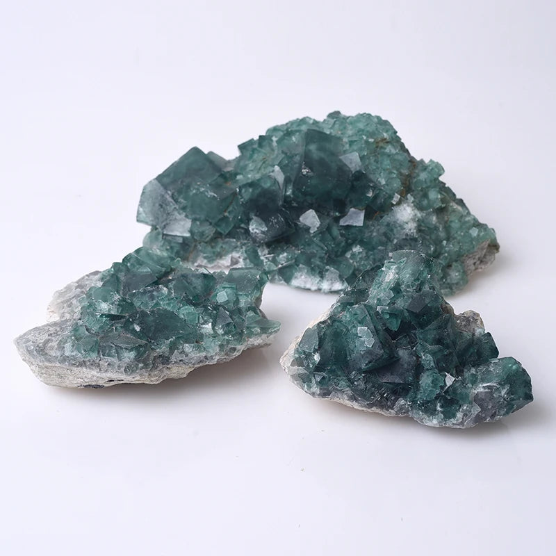 Wholesale Natural Green Fluorite Quartz Crystal Cluster Healing Crystal for Home Decor Wholesale Crystal Crafts