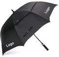 High-quality Durable Double Layer Golf Umbrella Strong Windproof Waterproof Air Vented Fiberglass Frame Large Rain Umbrella