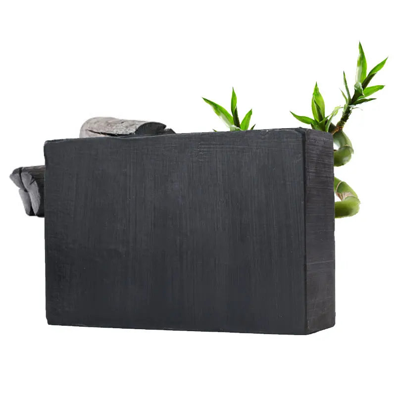 AiXin 100g OEM Private Label 100% Natural Organic Deep Cleansing Whitening Bar Soap Bamboo Charcoal Black Soap Face Wash