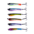 Fish Sinking Bait 5.5cm 24g Fishing Lure Lead Bait With Hooks