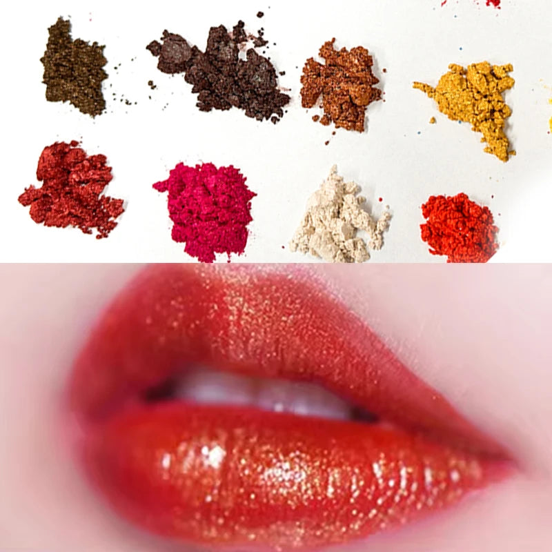 Cosmetic Grade Mica Powder 1kg Bag 84 Colors Pearlescent Pigment for Making  Red Lip Gloss