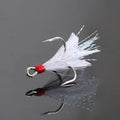 NewBility 6# 4# 2# 1# High Carbon Steel Metal Jigs Hooks Jigging Fishing Jig Treble Hook