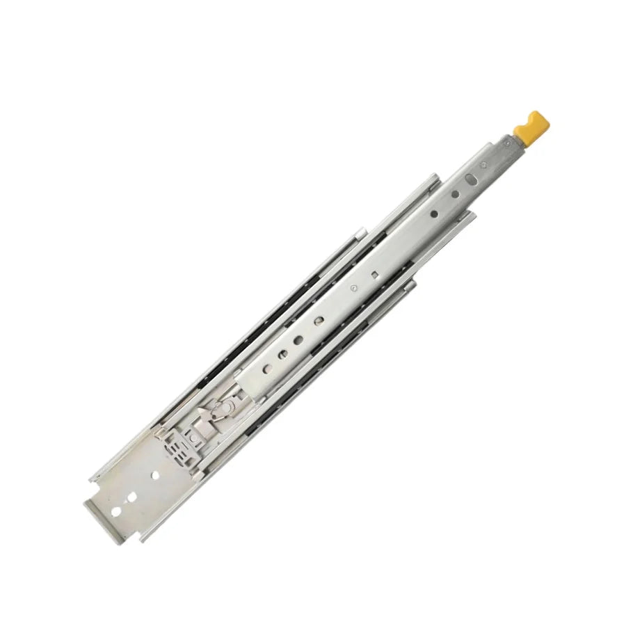 7630 Modern Heavy Industrial Duty Cold Rolled Steel Drawer Slides Triple Full Extension Ball Bearing Furniture Hardware