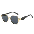 Hot Seller New Polygonal Metal Sunglasses Vintage Round Glasses