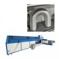 HVAC Automatic Flexible Aluminum Air Duct Spiral Forming Machine Chimney Pipe Machine Round Tubeformer Machine