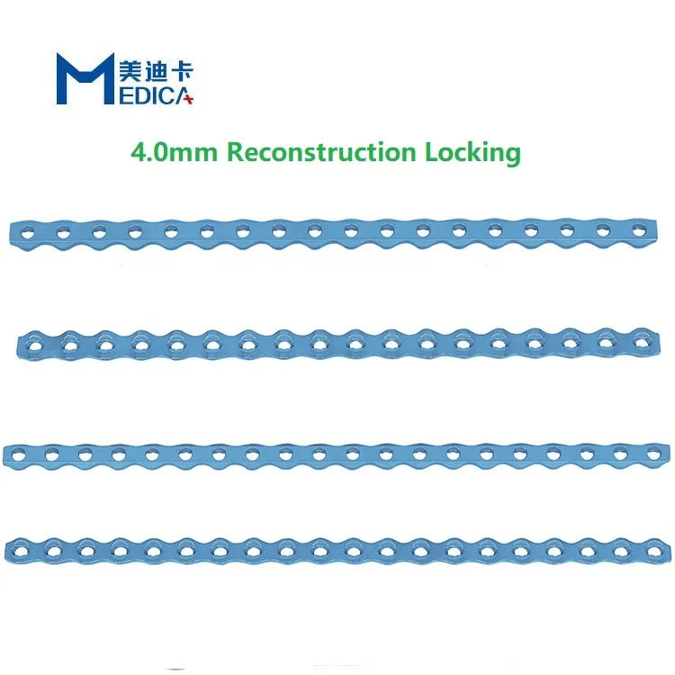 Veterinary Orthopedic Instruments  Bone Implants 1.6/2.4/3.2/4.0 mm Reconstruction Locking Plates