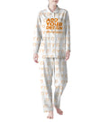 All Over Print Pajamas Suit Custom Polyester Sleepwear Women Pyjamas Set for Spring Summer and Autumn