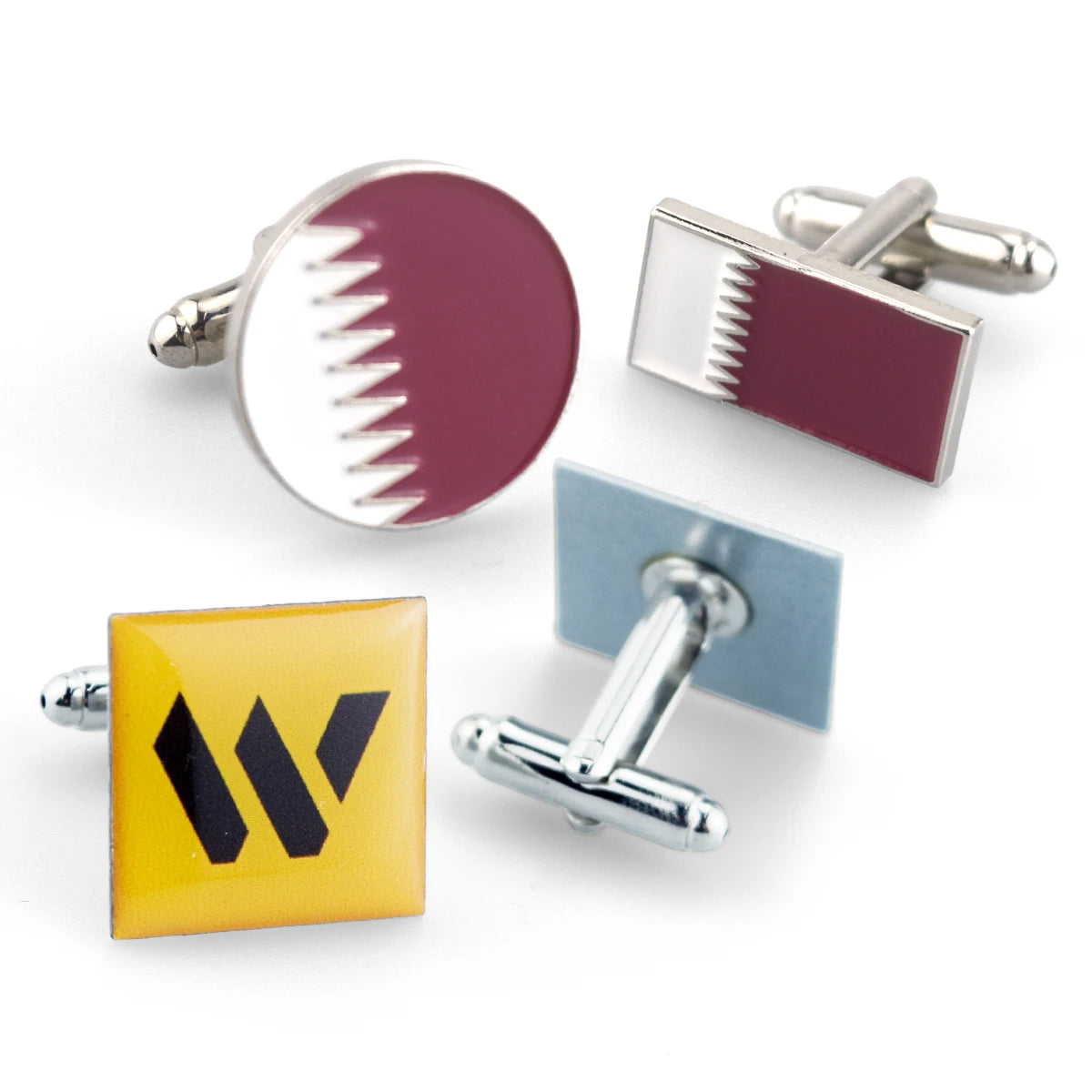 Wholesale Promotion Soft Enamel with Epoxy Men's T-shirt Cufflink Customized the Scouts  Cuff Link
