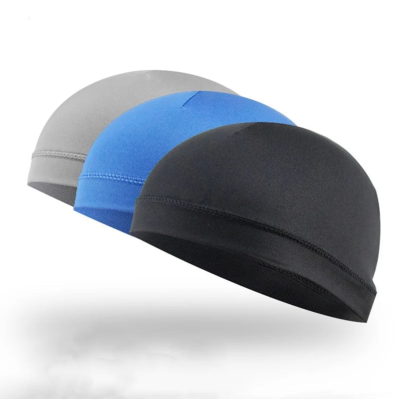 R Windproof Cycling Cap Quick Dry Motorcycle Riding Liner Skull Hat Bike Caps Headgear for Outdoor Sports