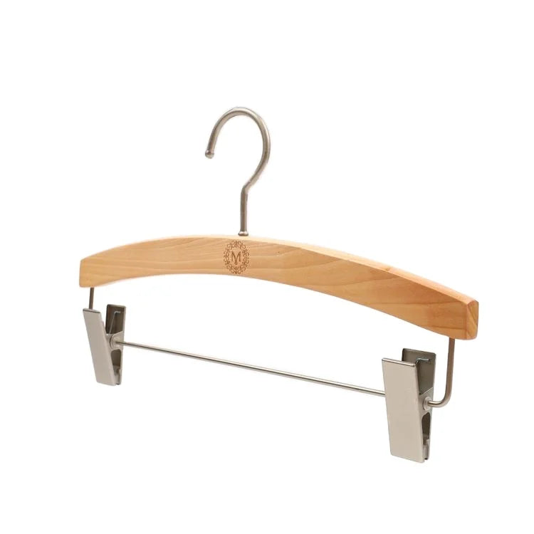 Wholesale Modern Wooden Children Adult Clothing Non Slip Hanger Multifunction Pants Rack for Wardrobe Bathroom Kitchen