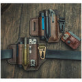 Wholesale EDC Leather Belt Pouch/Holster/Case for Knife/Flashlight