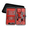 Professional Luxurious 15-Piece Stainless Steel Manicure & Pedicure Nail Kit with Durable Feet Care Tools