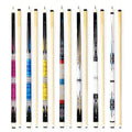 Popular Sell Multi Colors Maple Wood 57" Length 13mm Tip 1/2 Billiard Pool Cue for Sale