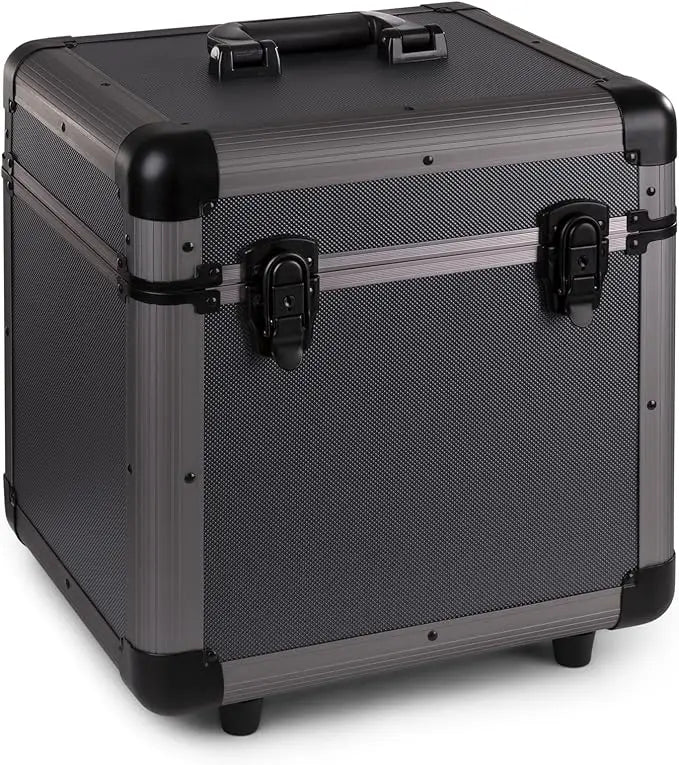 RC 12 Inch Plate Case Vinyl Record Storage Box  Aluminium Vinyl Record Storage Case
