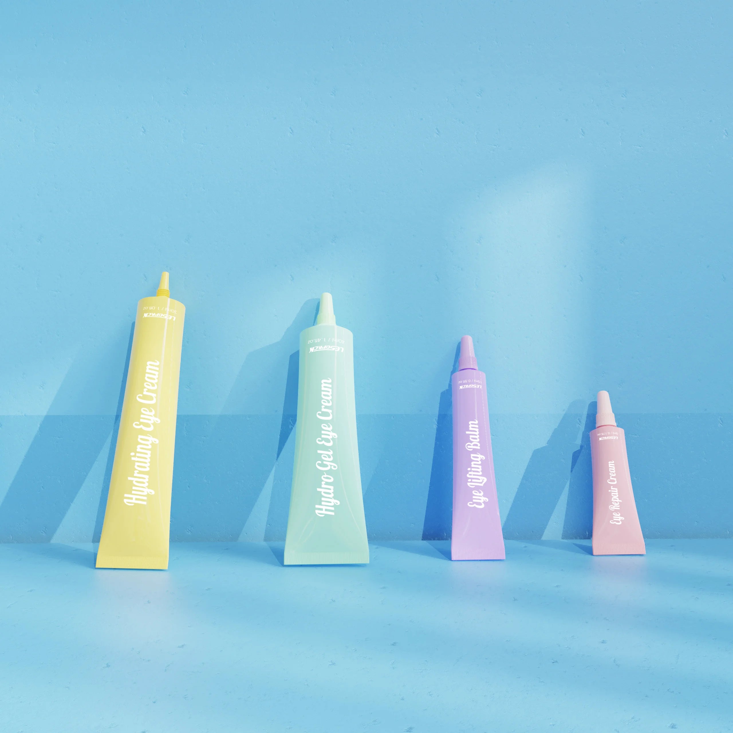 Eco-friendly Recyclable Squeeze Empty Cosmetic Body Cream Tubes Packaging Screen Printing Round Screw Cap