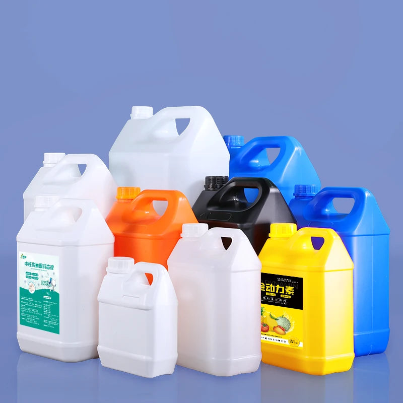 1 Gallon HDPE Material Square Plastic Barrel Empty Thicken Jug for Liquid Glue Oil Container for Drums Pails & Barrels