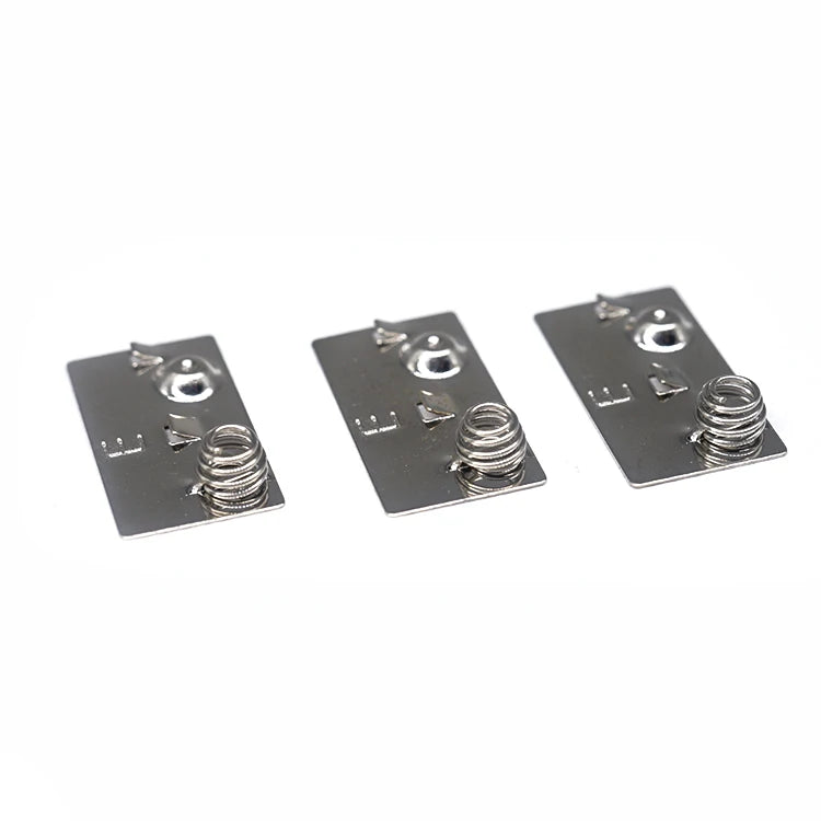 OEM 18650 Spring Loaded Battery Charging Contacts Carbon Steel Copper Battery Spring for Remote Control ISO9001 Certified