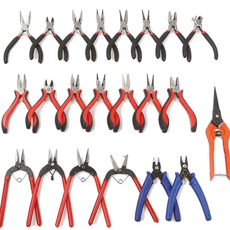 Mini 23-Kind Multifunctional Pliers Tool Set Practical Pliers for Jewelry Cutting & Supply Jewelry Findings & Components