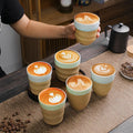 Hot Sale Traditional Retro Office Home Japanese Stoneware Espresso Ceramic Coffee Tea Water Cup