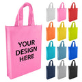 Custom Logo Reusable 90gsm A4 PP Nonwoven Trade Show Tote Bag with Bottom Gusset for Promotional Giveaways MegaBDM