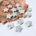 Huiying Wholesale Semi Precious Kiwi Stones Stars For Sale Crafts