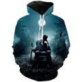 Fitspi Wholesale Men Women Novelty Pullover Hoodies 3d Printed Pattern Fashion Sweatshirt With Pocket