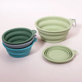 Wholesale Custom Portable Folding Outdoor Collapsible Silicone Dog Bowls Travel Pet Bowl