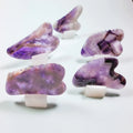 HY Jade Gua Sha Stone Guasha Board Custom Massage Scraping Therapy Tool for Face Amethyst Gua Sha Holder