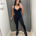 Women's Gym Clothes Running Training Butt Jumpsuits Tight Leggings Yoga Pants Gymnastics Gym Exercise Sportswear Bodysuit