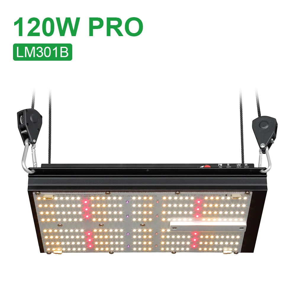 New Horticulture Customized Spectrum Red Light 385nm Ir 120 Watt APP Control Led Grow Light for 2 X 2 Ft Grow Plant Tents
