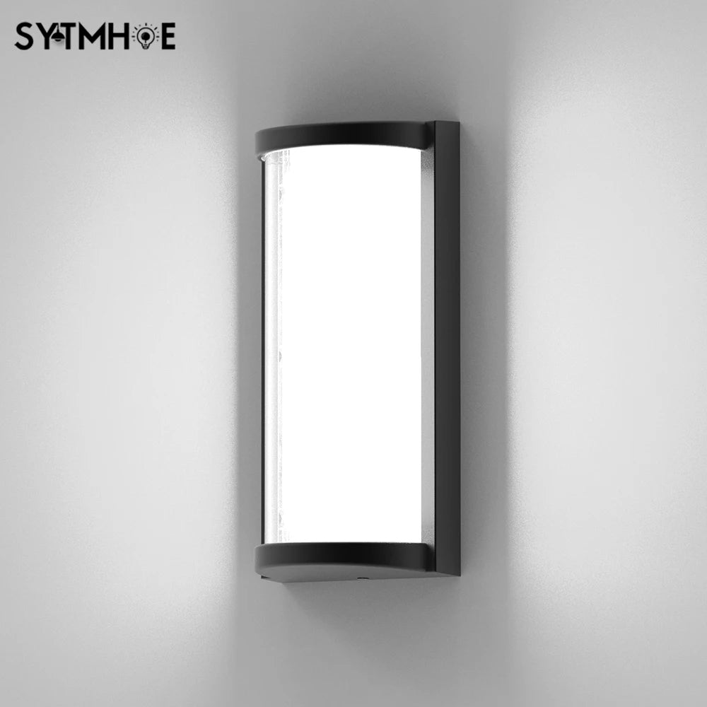 Exterior Wall Lights USA Stock 18W Contemporary External Wall Lights AC85-265V IP65 Aluminum Led Outdoor Balcony Terrace Lamp