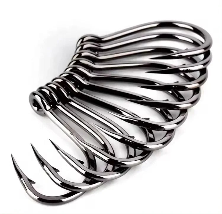 Mustad Strong Stainless Steel 10827 Hoodlum Live Bait Hook Saltwater Fishing Strong Circle Hook