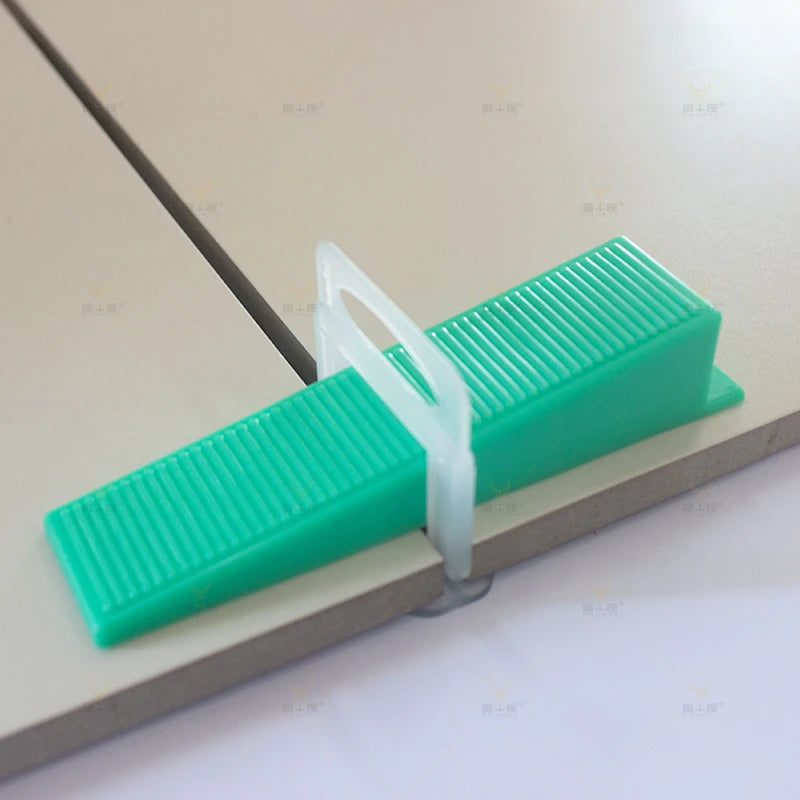 JNZ Waterproof Easy InstallationTile Leveling System 1.5mm Ceramic Tile Plastic Leveling Spacer Clips School Hotel