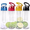 Solhui Perfect Durable Fruits Lemon Juice Tritan Water Infuser Water Bottle for Detox