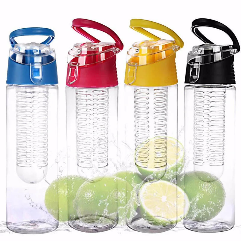 Solhui Perfect Durable Fruits Lemon Juice Tritan Water Infuser Water Bottle for Detox