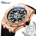 Chenxi Watch Men 8868 Movement Mechanical Watches Classic Man Luminous Skeleton Silicone Bracelet Wristwatches Relojes Hombre