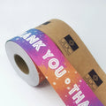 Eco Friendly Biodegradable Custom Color Water Activated Logo Packaging Kraft Paper Tape 48mm Masking Tape