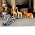 Animatronic Elephant Statue/ Giraffe Large Animal Garden Statue Molds/ Large Elephant Garden Statue