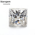 Starsgem Wholesale DEF White Color square Shape Moissanite Stones Available Size in Stock