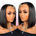 Quality Peruvian Short Bob Wigs Human Hair Lace Front Full Lace Human Hair Wigs for Black Women Straight Hd Lace Frontal Wigs