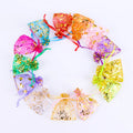 Fashion Luxury Drawstring Gold Organza Bags Jewelry Packaging Bags Candy Wedding Bags Gifts Pouches Wholesale