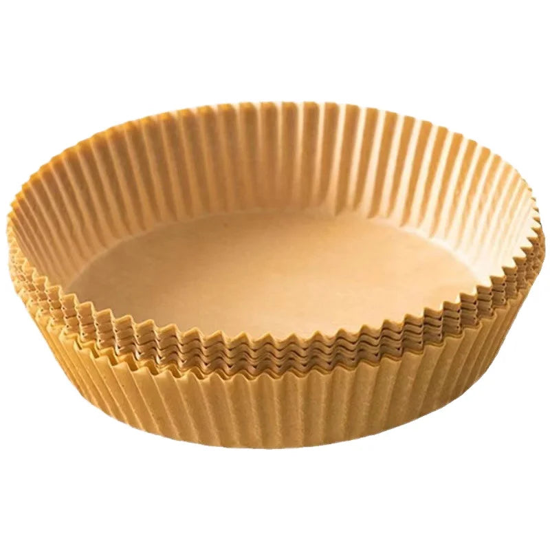 Wholesale 16*4.5cm Round Shaped Silicone Air Fryer Liners Disposable Greaseproof Oven Safe Food Contact Safe 100pcs