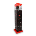 Retail Customized Eco-friendly Cardboard Hat Display Stand Corrugated Shelf 4c Offset Printed Stable Structure Easy Assembly