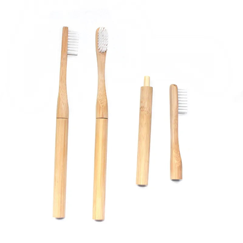 FSC Certificate Replace Brush Head Custom Logo Soft Bristles  Eco Friendly Bamboo Toothbrush
