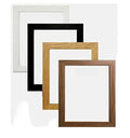 JUNJI Wood Picture Frame Modern Vertical Minimalist Clean Styled Thin Wood Frame Art Display Wall Hanging Artwork Photo Picture