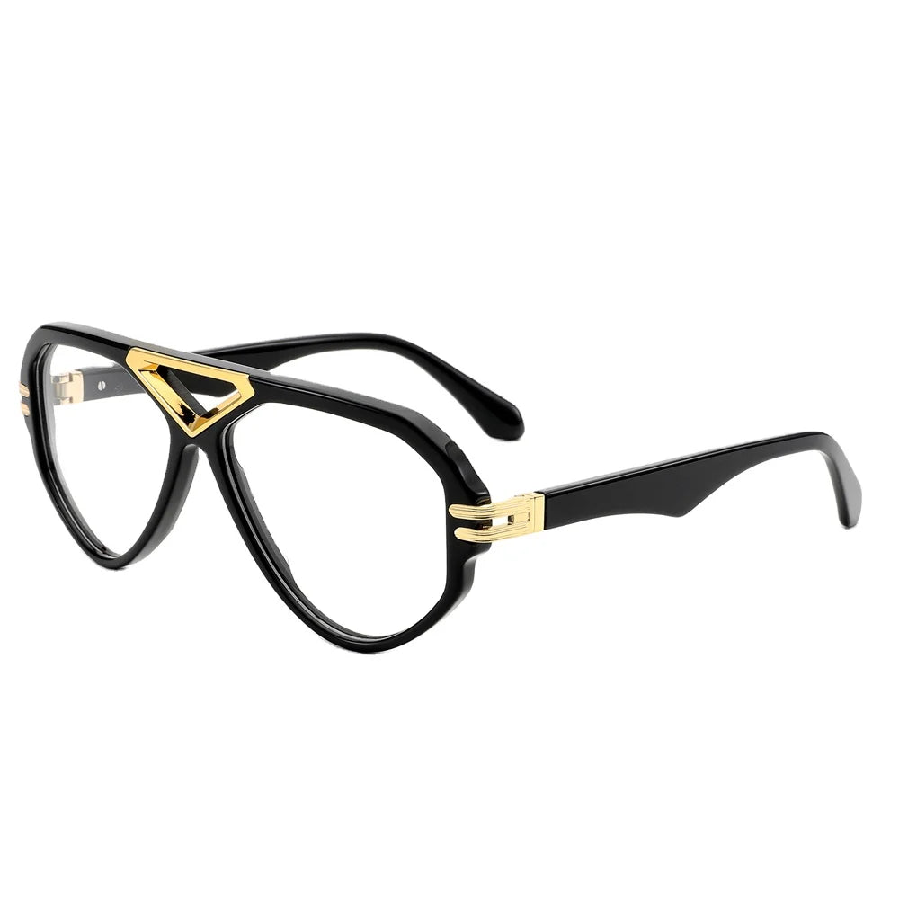 FEROCE Stylish Metal Acetate Combination Eyeglasses Frames Custom Logo Available for Men Women